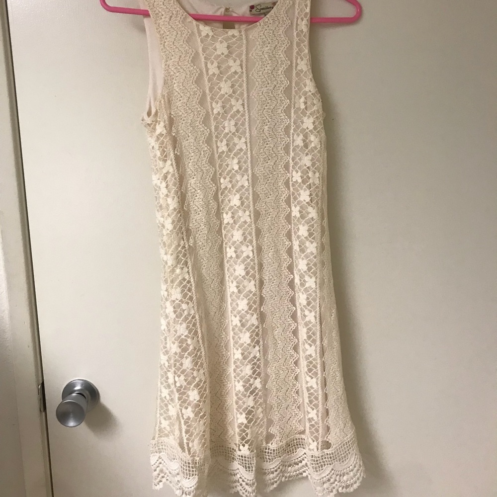 Ivory girls size 12 formal dress